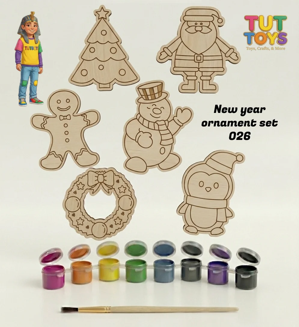 New Year Ornaments Coloring Kit