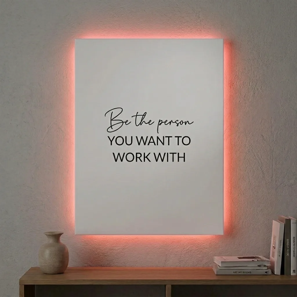 Lighted Metal office Wallpaper