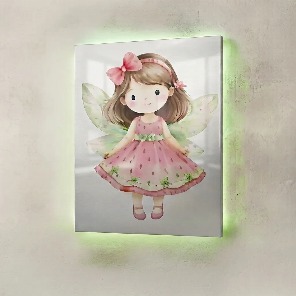 Lighted Metal Wallpaper