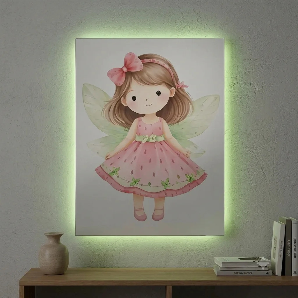 Lighted Metal Wallpaper