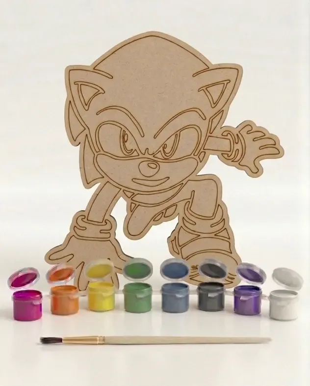 2 Wood Coloring Kits