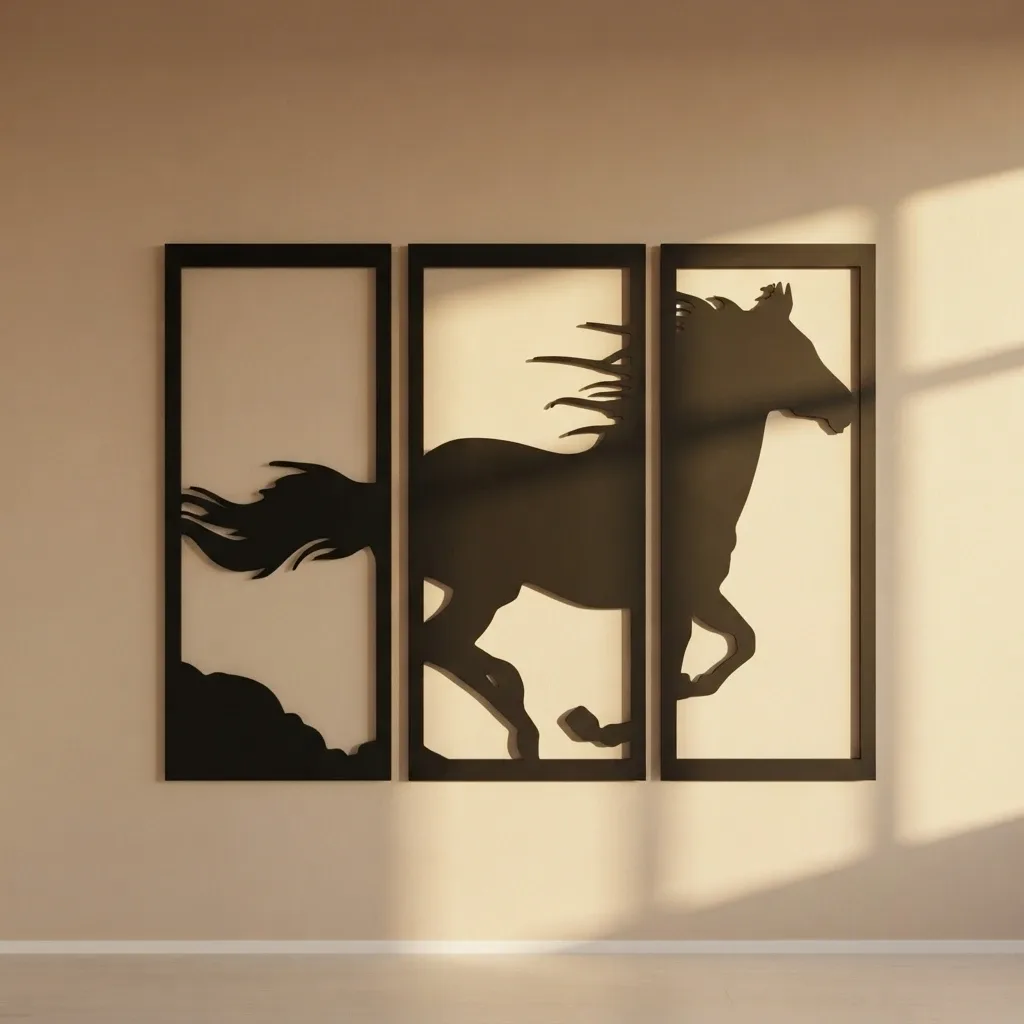 Running Horse Wall Art
