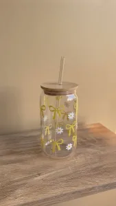 Yellow Bow Cup
