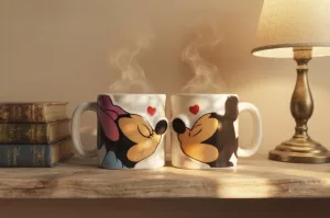 Mickey & Minnie Twin Mugs