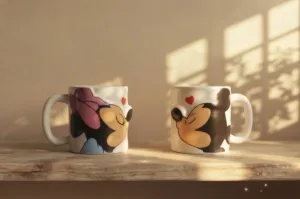 Mickey & Minnie Twin Mugs